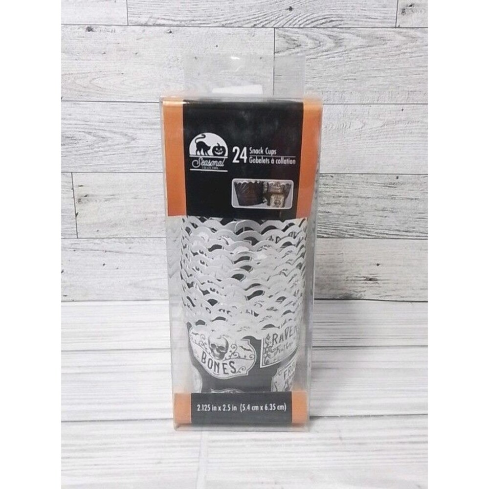 Halloween Snack Cups 2.5 Oz 24ct NEW